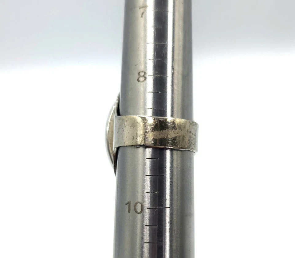 Anillo Turquesa Cobre Mojave Púrpura Grande Audaz 925 Firmado por Diseñador Talla 9 Foto 4 de 4