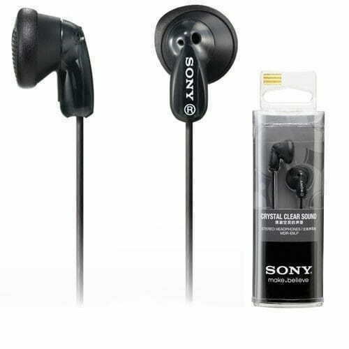 Sony Mdre9 Black Clear Sound Son Clair Inear Headphones Earphones Mdr