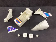 Micronauts Vintage Mego Hong Kong Battle Cruiser parts Lot With Rudders Axle