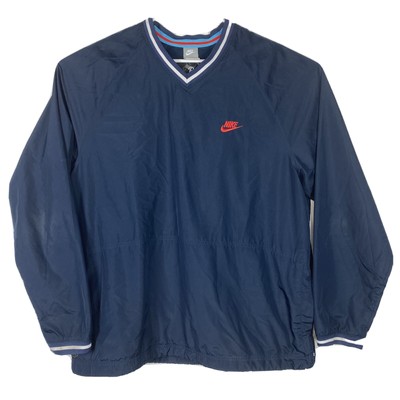 Nike Navy Baseball Collection 72 Jacket Pullover Windbreaker Men SZ XL | eBay