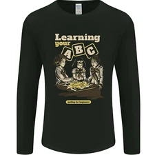 Ouija Board Learning Your ABC Mens Long Sleeve T-Shirt