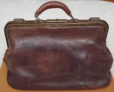 Vtg Liebermann Trunk Co Doctor’s Travel Bag, Suitcase Travel Case, Sliding Latch