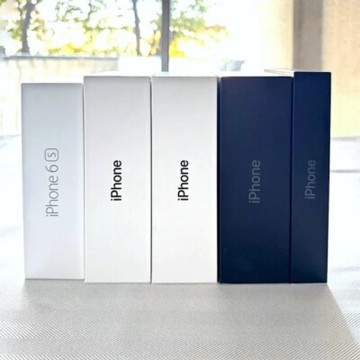Lot of 5 empty iPhone Boxes