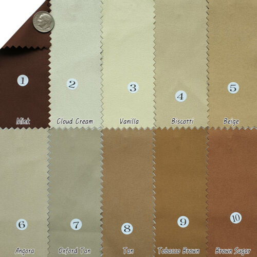 DOUBLE SIDE POLYESTER DUAL SKIN ULTRASUEDE DOESKIN CLOTHES JACKETS APPARELS 54'W - Picture 33 of 363