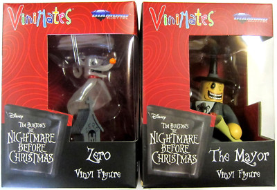 THE NIGHTMARE BEFORE CHRISTMAS Zero + Mayor - Vinimates - 10 cm / 4''