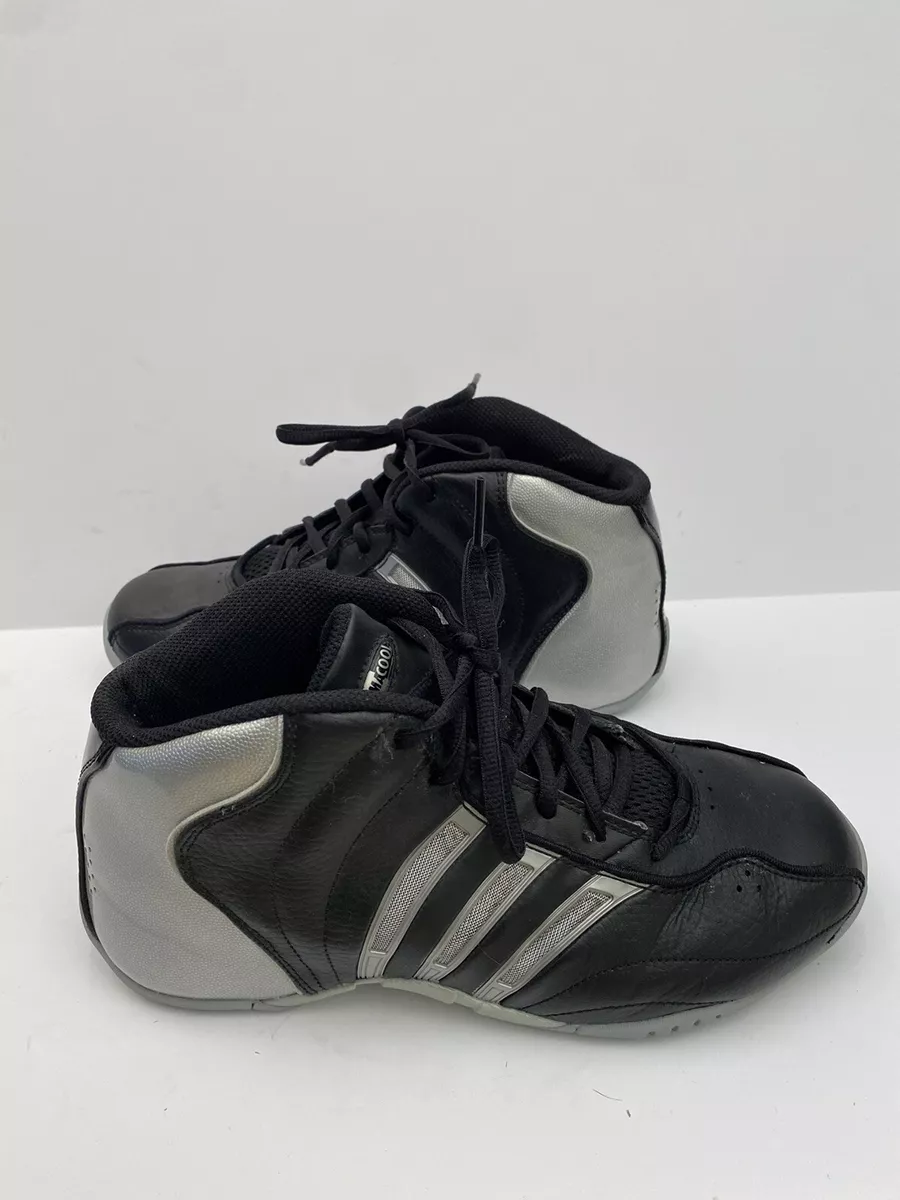 Adidas Boys size 6 Climacool Basketball Shoe Black Silver Torsion System