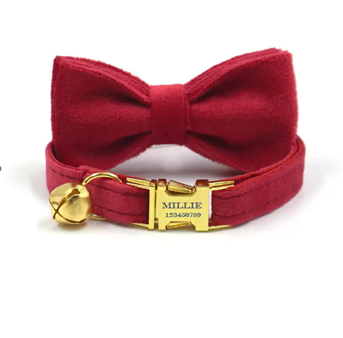 Cat Collar Personalised Engraved with ID Tag Kitten - Picture 12 of 12