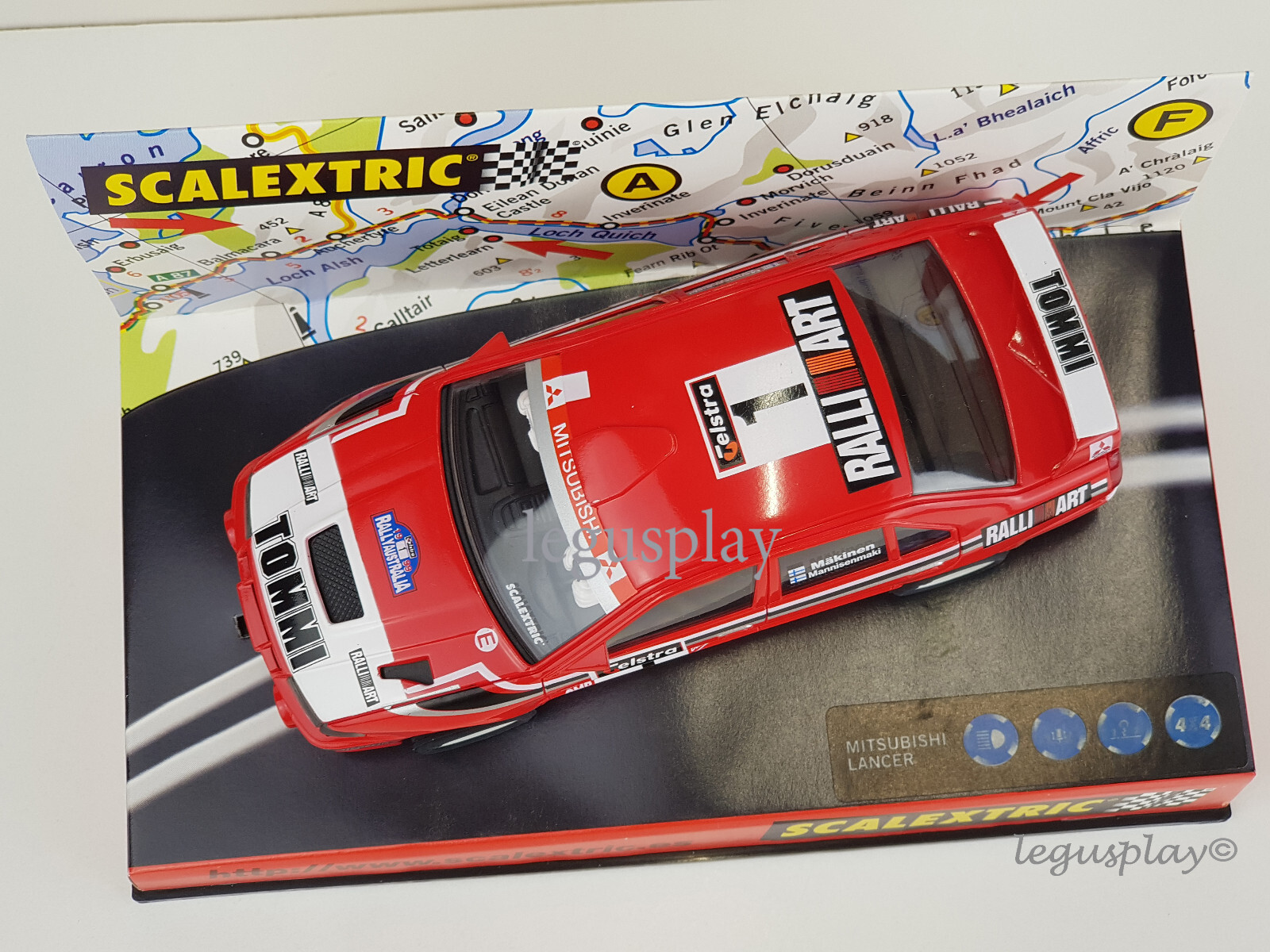 Slot car scx scalextric 6056 Mitsubishi Lancer " Australia 99 " Mäkinen eBay