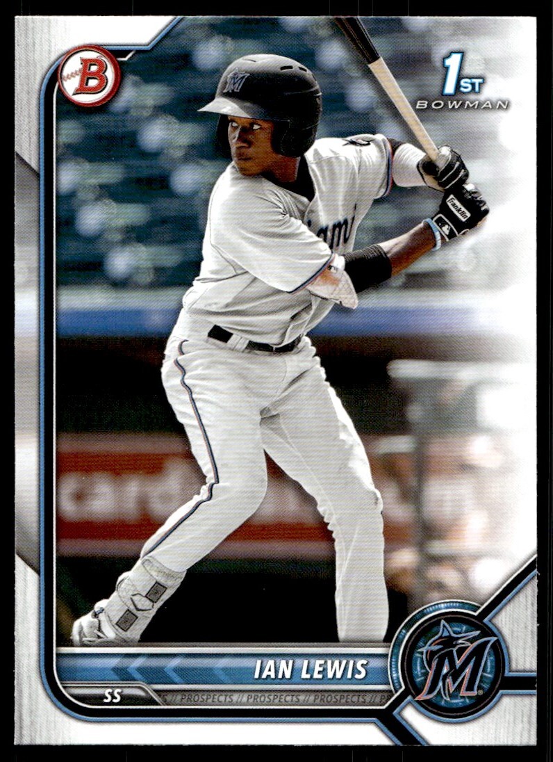 2022 Bowman Prospects Ian Lewis G339 Miami Marlins #BP-96 | eBay