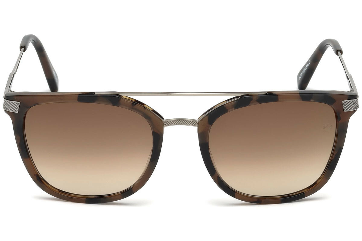 Оправа солнцезащитных очков Ermenegildo Zegna EZ 0078 55G коричневая Havana 54-20-140 Титан 27990₽