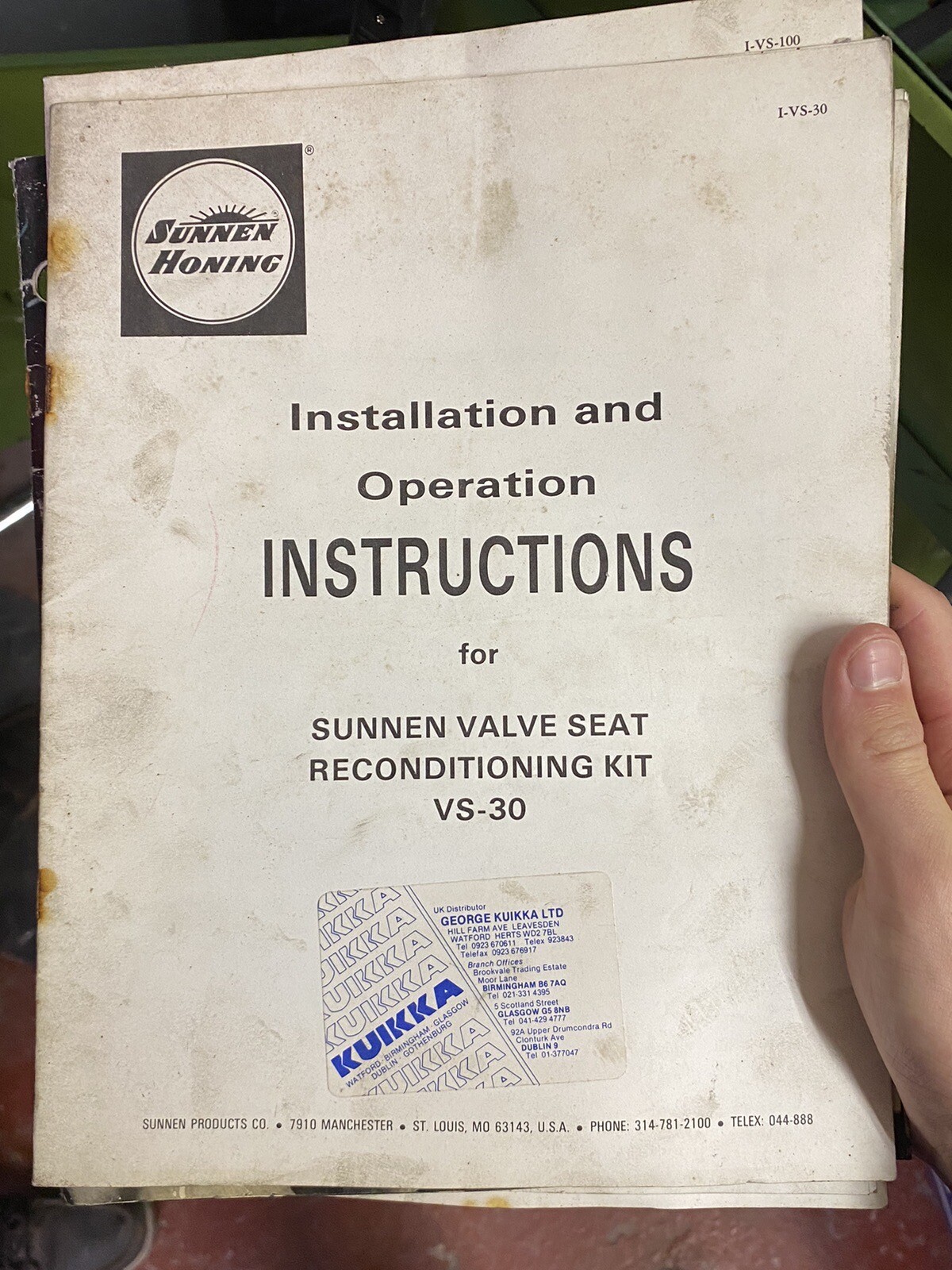 Sunnen Complete Cylinder Head Bench eBay