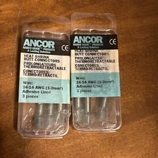 Ancor Marine Grade 16-14 AWG Heat Shrink Butt Connectors 3-Pack 309103 - 2 Packs