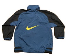 Vintage Nike Windbreaker Jacket Size Medium 10-12 Boys Youth Colorblock Retro