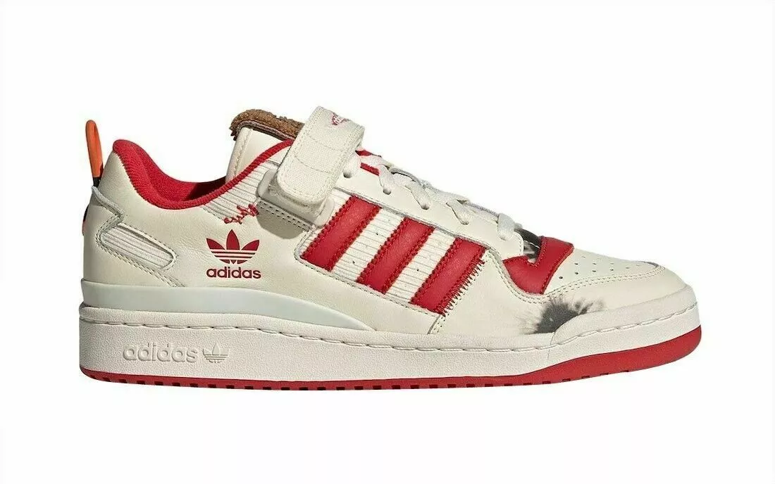 Red and cheap white sneakers