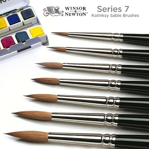 Winsor & Newton Series 7 Kolinsky Sable Water Colour Brush Size 000 for