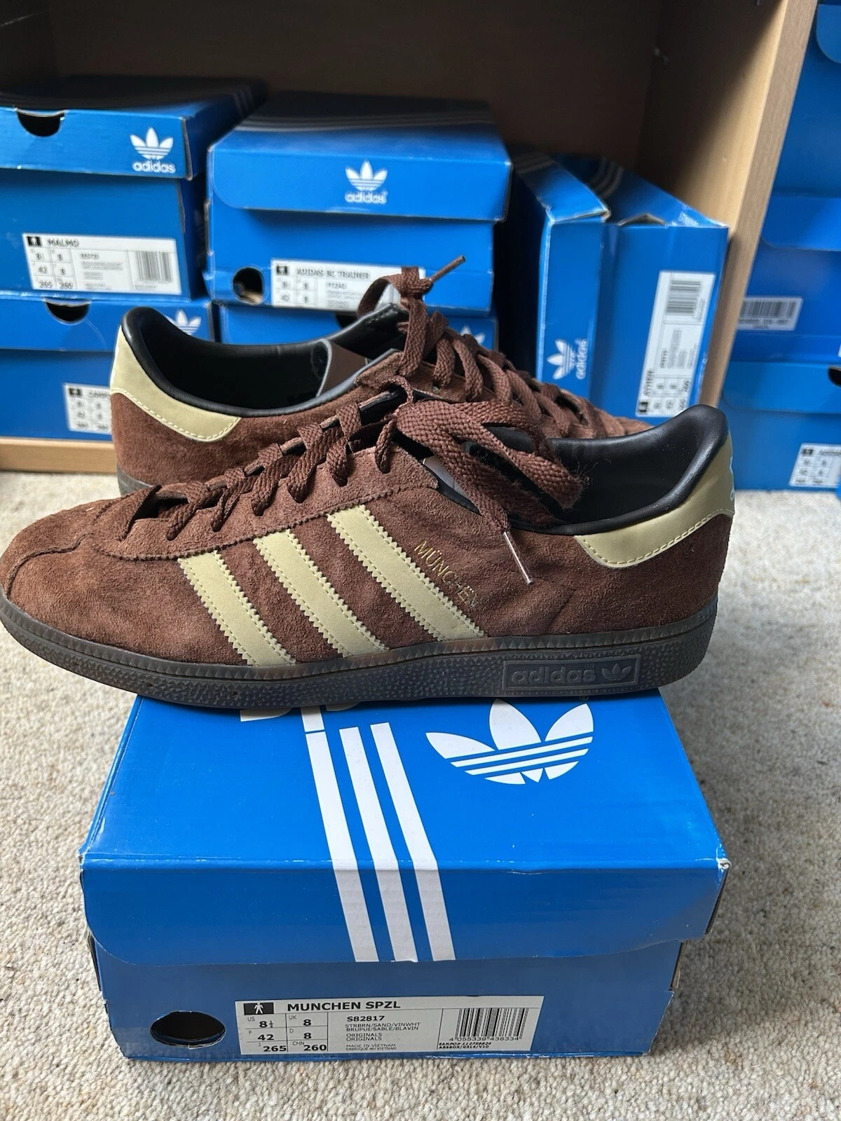 Adidas Munchen Special Brown. Taglia UK 8. 2015.