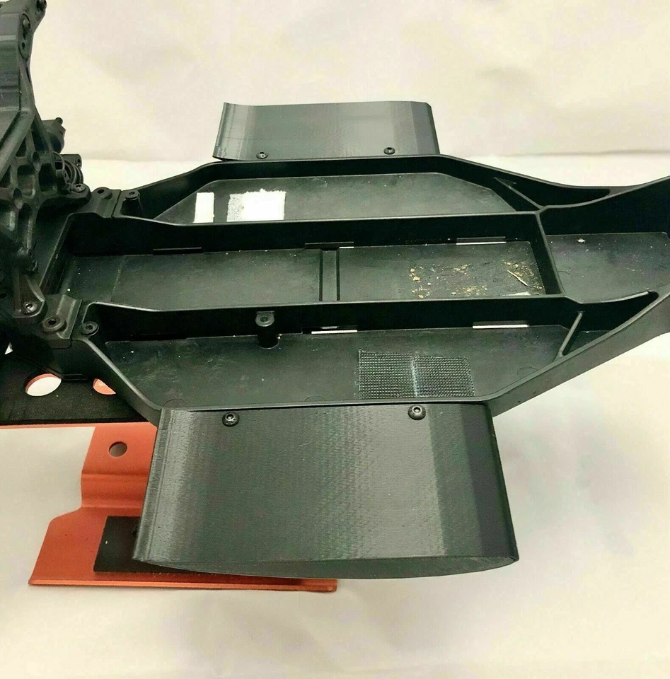 Presas de ala lateral DR10 sin preparación arrastre carreras AirFoil Downforce Team Associated NPRC Foto 3 de 4