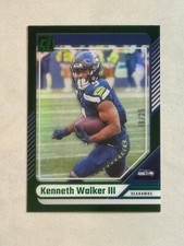 2024 Panini Clearly Donruss Green Kenneth Walker III /25 #47 Seahawks