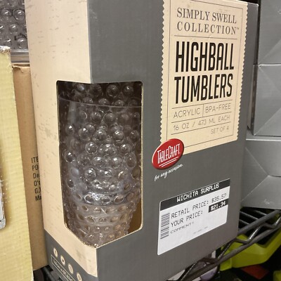 Simply Swell Acrylic Highball Tumbler 4pc