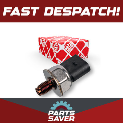 Fuel Pressure Sensor fits VW TOUAREG 7L 3.0D 04 to 10 059130758E 59130758E Febi