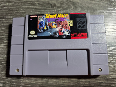 Stunt Race FX (Super Nintendo, 1994) SNES Cart Only Authentic TESTED