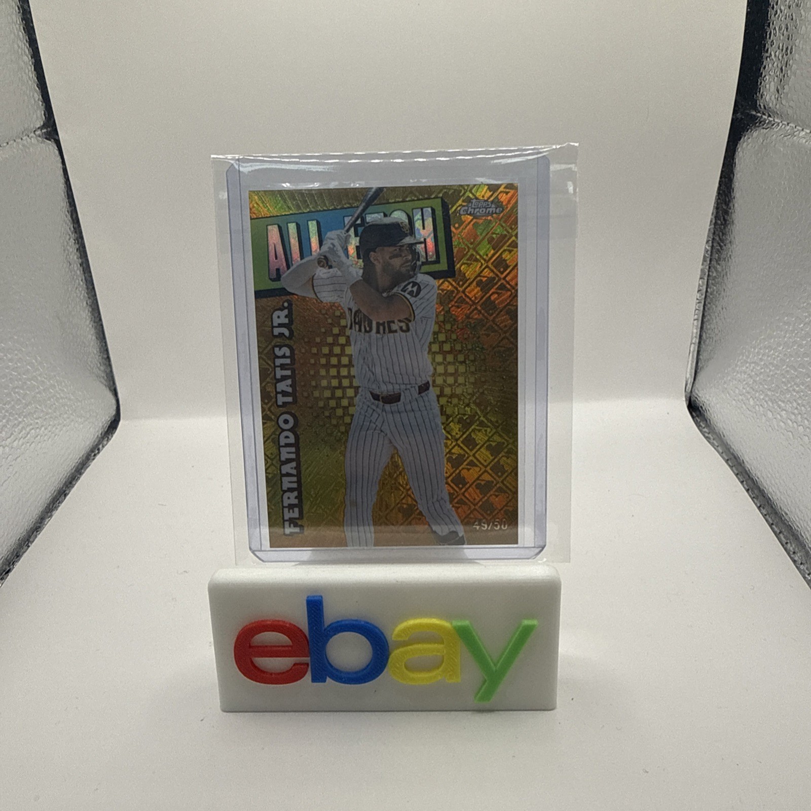 Fernando Tatís Jr. 2025 Topps Chrome - All-Etch Gold Refractor /50 logo fracture