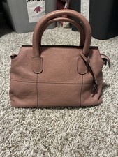 Kattee Womens Leather Pink Shoulder Bag Purse