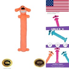 Loofa Dog Plush Toy - Squeaky Toy for All Dogs - Extra Soft Plush - Stuffed A...
