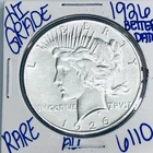 1926 SILVER PEACE DOLLAR AUTHENTIC HI GRADE U.S. MINT COIN FREE SHIPPING 6110