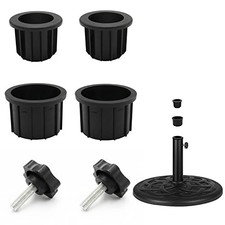 6Pcs Umbrella Base Stand Hole Ring Plug Cover and Cap Patio Umbrella Stand