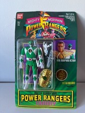 Vintage 1994 Bandai Auto Mighty Morphin Power Rangers Green Ranger Tommy HS1