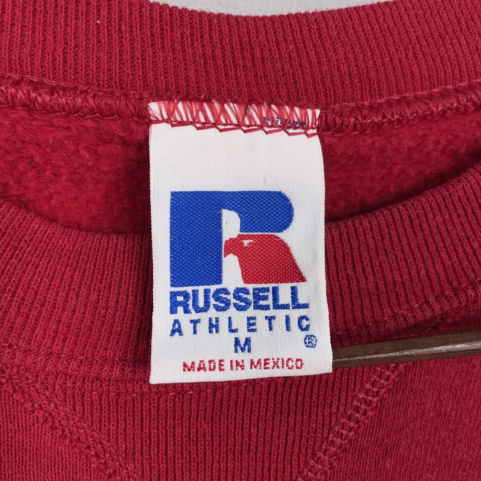 Indiana Hoosiers Suéter Para Hombres Mediano Rojo NCAA Baloncesto Cuello Redondo Universidad Foto 4 de 4