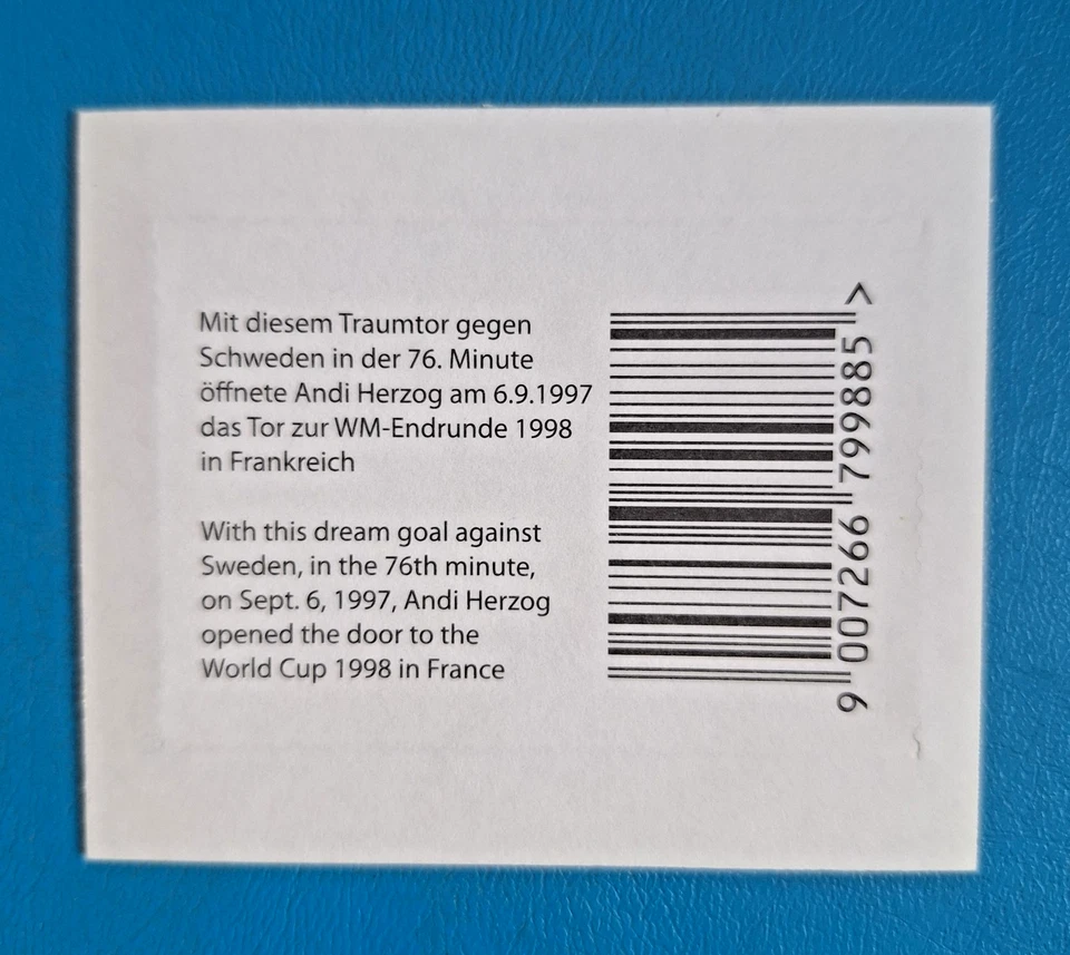 Austria 2008 mini sheet 3D football UEFA - Image 3 of 3