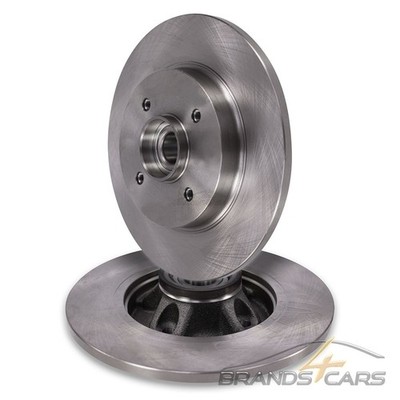 ATEC 2x BREMSSCHEIBE Ø268 VOLL HINTEN FÜR PEUGEOT 308 3008 5008 PARTNER