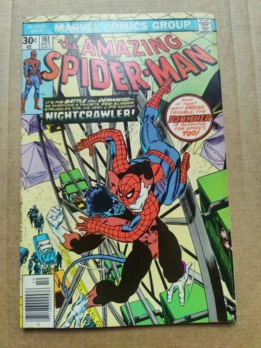 New ListingAmazing Spider-Man #161 VG Spider-Man Nightcrawler (Marvel Comics 1976) (2)