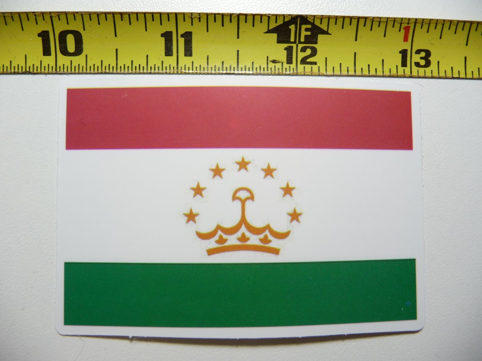Tajikistan Flag Decal Sticker for National Pride and Government Support