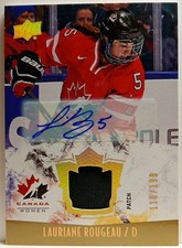 2015 Upper Deck Team Canada Women Lauriane Rougeau Auto Patch 110/199 NM Card 