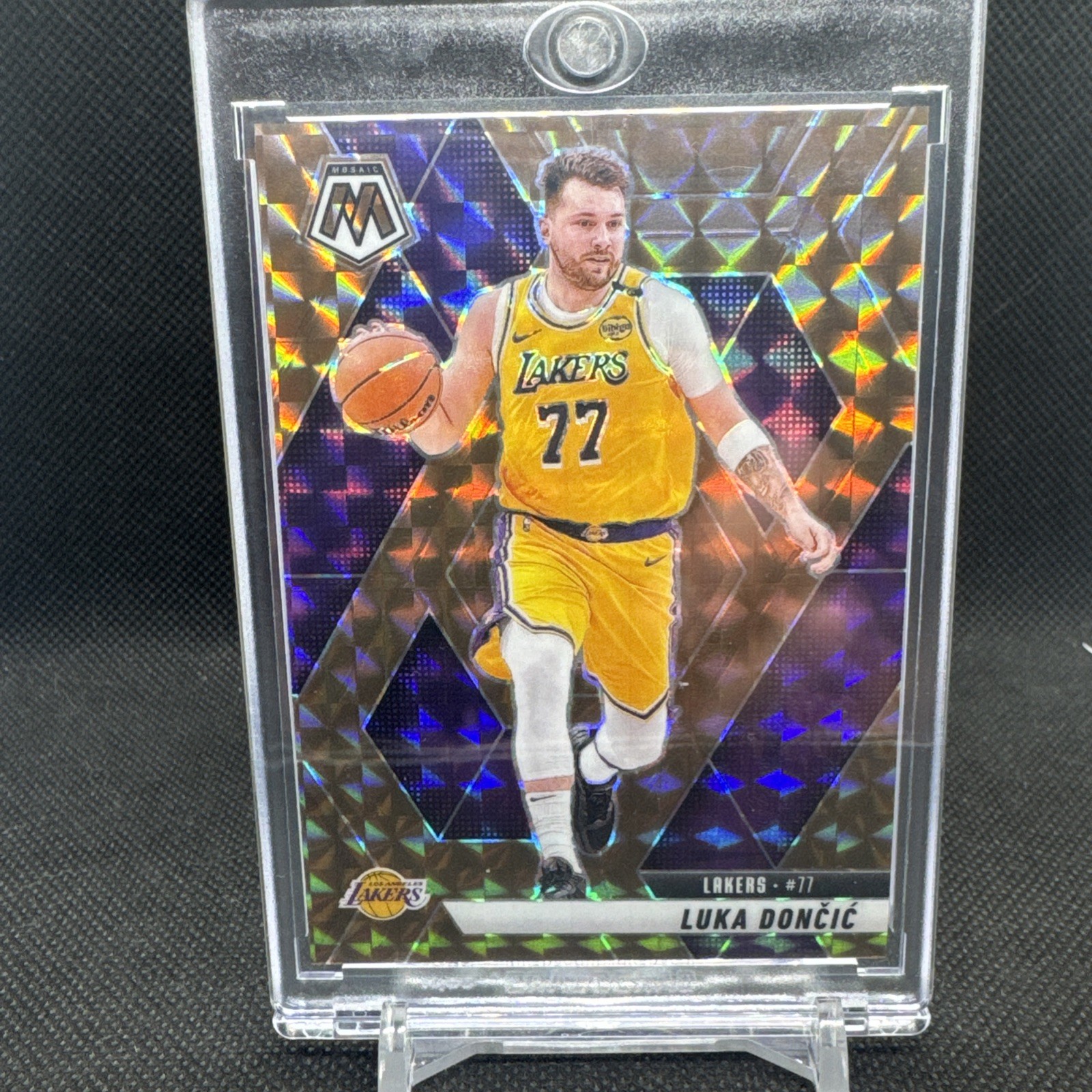 Luka Doncic 2024-25 Panini Mosaic LA Lakers #100 Bronze /75