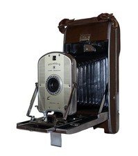 Vintage Polaroid Model 95 Land Camera with Exposure Meter