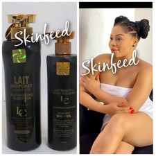Lait Snapchat Diamant Noir Moisturizing Whitening Body Lotion  Body Oil Combo