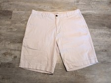 Faherty Shorts Mens Chino Lightweight Cotton Size 34 X 9" Inseam EUC Golf Summer