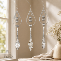 Formano 3Er-Set Fensterdeko Aus Silbernem Metall 22Cm-606235