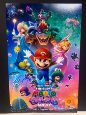 CHARLIE DAY KEEGAN-MICHAEL KEY SIGNED 11X17 MARIO BROS GALAXY PHOTO AUTO BAS COA