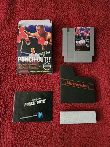 Mike Tyson's Punch-Out for Nintendo NES Cib Tested and Working