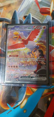 #ad Pokémon Ethan#x27;s Ho Oh ex 230 182 Special Illustration Rare Holo EX Card $110.00
