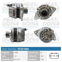 Meat & Doria Generator FüR Mazda CX-7 Er 2.2 MZR-CD 6 Kombi Gh Bl