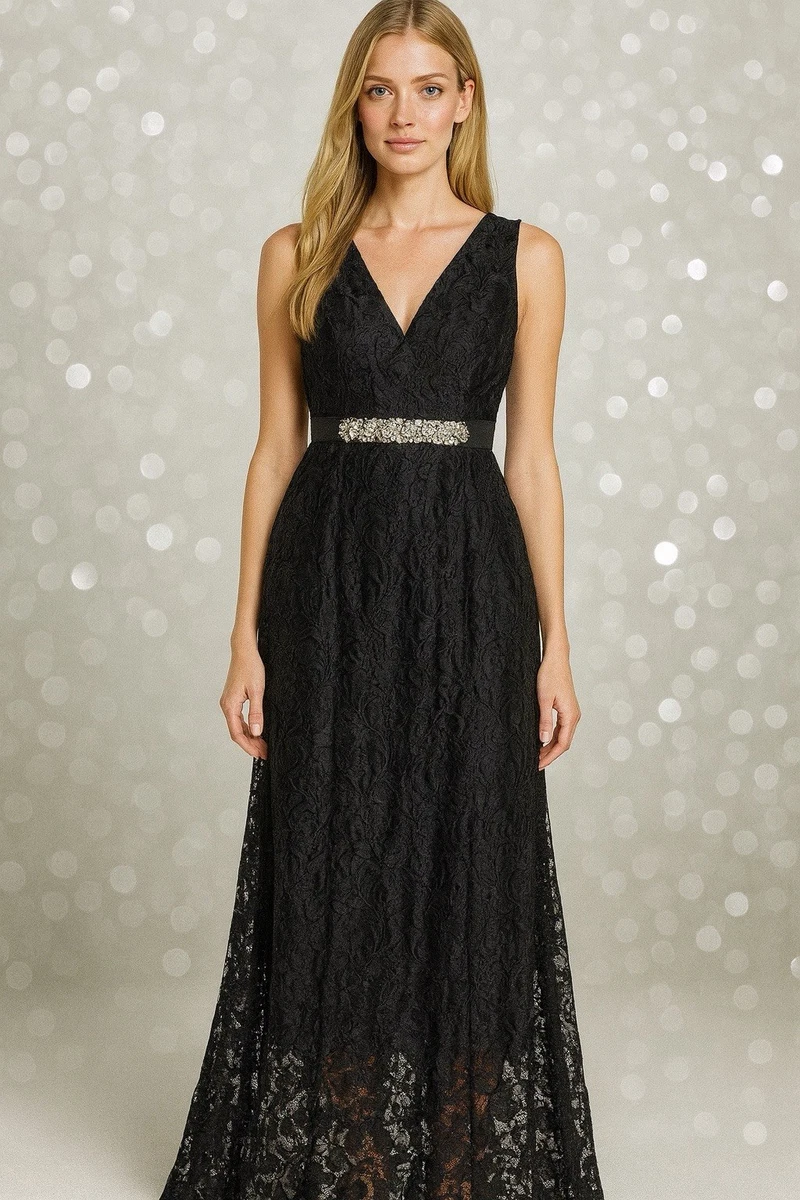 en focus studio formal dresses En Focus Studio navy formal dress/ball dress, size 10 – Anita V Fashion &  Beauty main image 0
