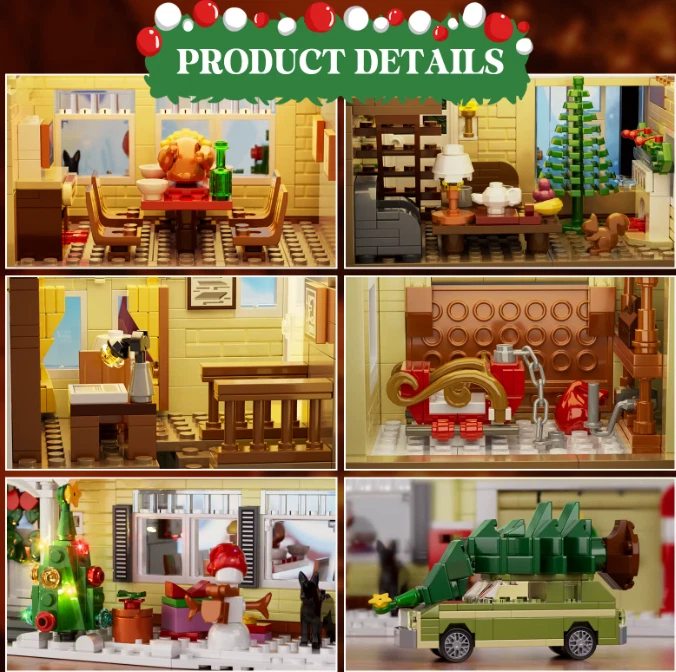 NEW MOC Design CHRISTMAS VACATION Blocks Set Christmas Set Architecture Blocks - Image 4 of 4
