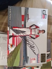 Race Car Driver Alex Fontana Signed Promo Card