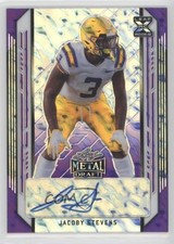 2021 Leaf Metal Draft Purple Marble 10/30 JaCoby Stevens #BA-JS1 Auto 0pm3